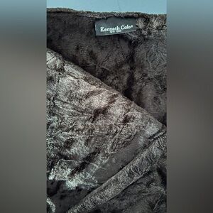 Kenneth Cole New York - Faux Fur Scarf - Color: Chocolate Brown. 9”W x 56”L.